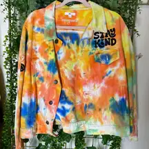 BP Colorful Tie-Dye Jacket