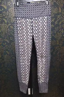 Joy Lab Blue And Light Pink Print  7/8 Leggings