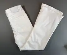 Aritzia Denim Forum Twiggy White Jeans High Rise Flare Size 27L