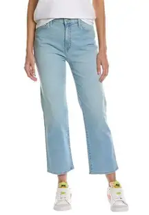 Hudson Noa Rachel High Rise Straight Crop Jean