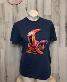 Primark x Nickelodeon SpongeBob SquarePants Patrick Star Graphic Tee Navy XS
