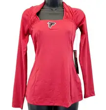 NFL NEW  All Sport Couture Atlanta Falcons Long Sleeve Active Top Football