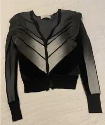 Pringle of scotland Cardigan  Jacket size Small black 100% Merino Wool