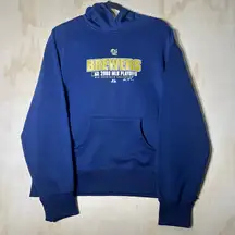 Milwaukee Brewers 2008 Playoffs Majestic Hoodie ThermaBase Insulation Women’s XL