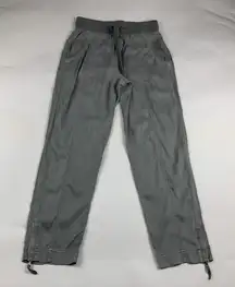Anthropologie Marrakech Gray Silky Pull On Utility Pant S