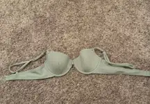 H&M Sage Green Bikini Top 34A 