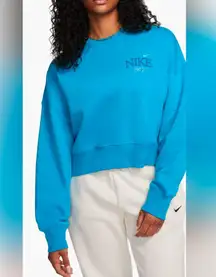 Phoenix Fleece Varsity Oversize Crewneck Sweatshirt size large