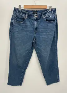 Talbots Jeans Womens Everyday Relaxed Denim Jean Size 8P High Waisted Casual