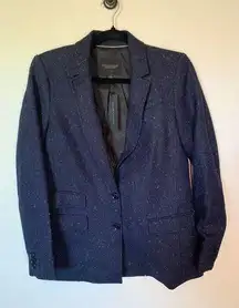 Banana Republic  | NEW Navy Speckled Hocking Jacket Size 4