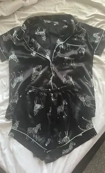 Shein Satin Pajama Set Two-Piece