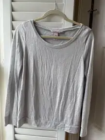 Victoria's Secret Light Grey Crewneck shirt