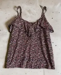 Sabina Musayev Revolve Skip floral flounce cami blouse