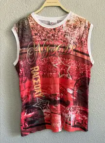 Vintage NASCAR Graphic Sleeveless Top Size X-Large