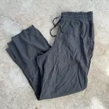 Hollister Comfortable Elastic Waist Charcoal Pants Size Large Womens sweatpants 