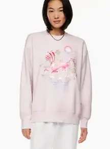 Aritzia Lunar Fleece Sweater SZ L