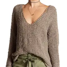Free People Women's Dolphin Bay Knit Sweater size large