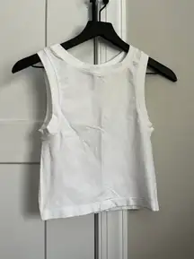 White Workout Tank 