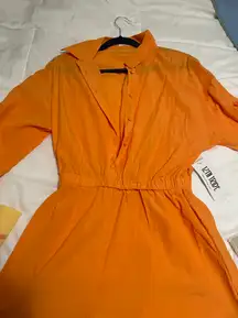 12th Tribe Orange Romper