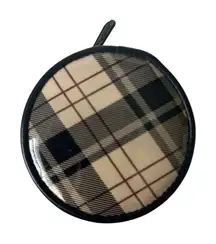 KENNETH COLE Reaction Plaid Vintage Zip Coin Purse