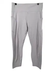 Fabletics Women XXL Oasis PureLuxe High-Waisted 7/8 Legging Lilac Athleisure Gym