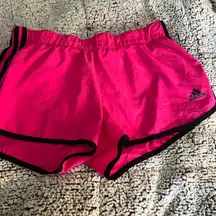 Adidas Pink Climalite 3” Shorts women’s medium
