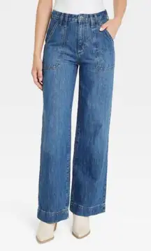 High Rise Wide Leg Jeans