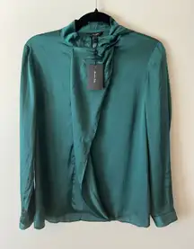 Massimo Dutti Mock Neck Long-Sleeve Shirt