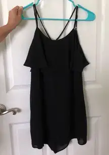 Black Romper with cute back