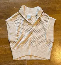 Varley Cream Cowl Neck Sweater