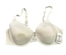 Maidenform Sweet Nothings White Lacey Underwire Lightly Padded Bra 40C