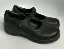 Dansko heavy duty mary Jane Shoes slip resistant work‎ shoes black leather sz 42