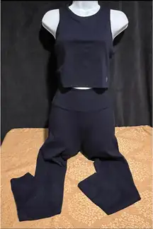 Ellie Navy Blue 2-Piece Active Set Size Small