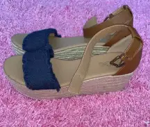 Brash Straw Espedrille Wedges
