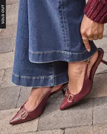 Vici Slingback Kitten Heels Shoes