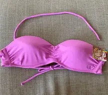 NWT strapless push-up bandeau swim top only