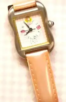 Fossil Barbie Pink Poodle Parade Watch New - Vintage