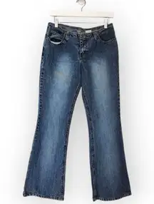 Y2K Mudd Low Rise Flare Jeans Blue Denim Vintage 2000s Mall Brand Bratz 6