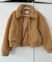 Beige Teddy Jacket