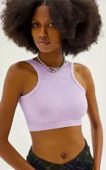 NWT -  Out From Under Seamless Textured Bra Top | Lavender | XL