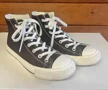 Sincerely Jules Vance Brown High Top Lace Up Sneakers Sz 8 Womans