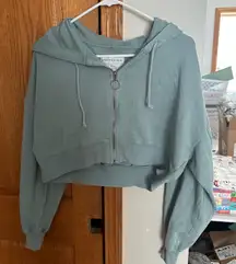 Aeropostale Mint Green Zip-Up Jacket