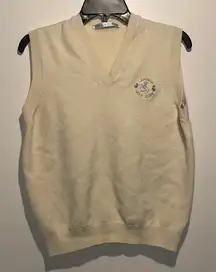 Lyle & Scott 100% Pure Merino Wool Sweater Vest Lahingh Golf Club- Size M