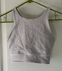 Lululemon energy ribbed long line energy bra / J27