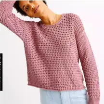 Madewell Open-Stitch Austen Pullover Sweater Sz M