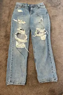 Ripped “Mom” Jeans