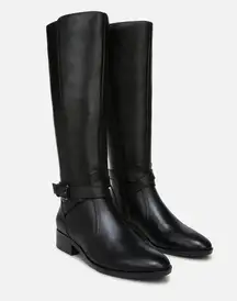 Naturalizer  Kane Black Leather Riding Boot, NEW, Size 7.5, MSRP $250