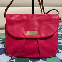 Marc By Marc Jacobs Fuchsia Leather Bag