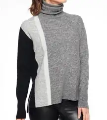 Athleta Transit Colorblock Merino Wool Turtleneck