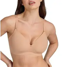 Honeylove CloudEmbrace Wireless Contour T-Shirt‎ Bra in Sand Size 40DD/E