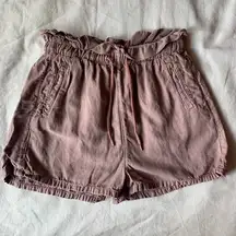 Urban Outfitters BDG Dusty Pink Paper Bag Shorts Size Small